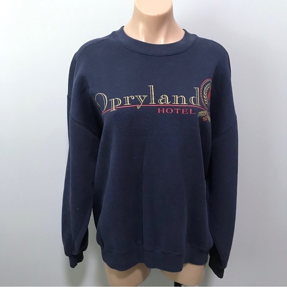 Vintage Opryland Hotel Crewneck Sweatshirt Nashville TN Unisex Navy